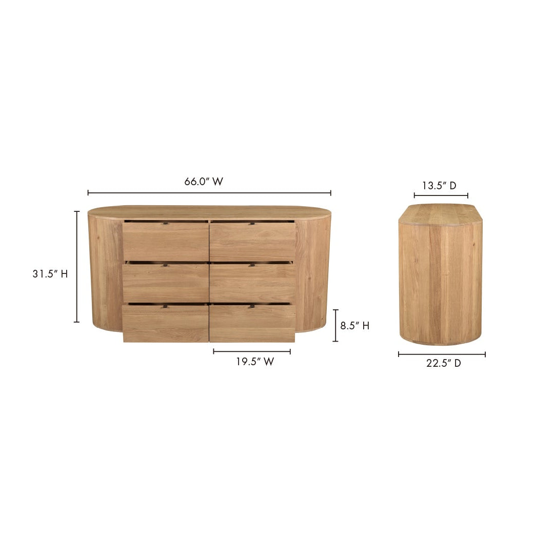 Theo 6 Drawer Dresser