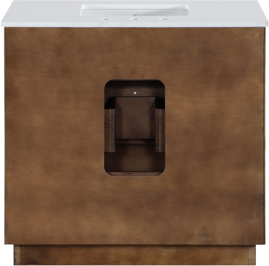 Meuble-lavabo mural pour salle de bain avec lavabo inclus