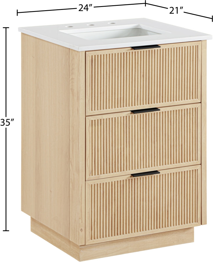 Meuble-lavabo mural pour salle de bain avec lavabo inclus