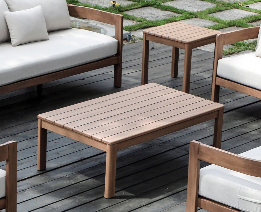 Newport Acacia Wood Outdoor Patio End / Side Table