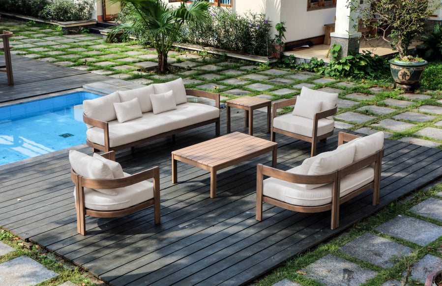 Chaise longue en tissu Orian Teddy