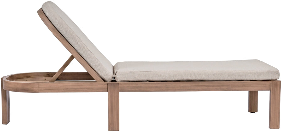 Newport Water Resistant Fabric Upholstered Outdoor Patio Lounge Chair
