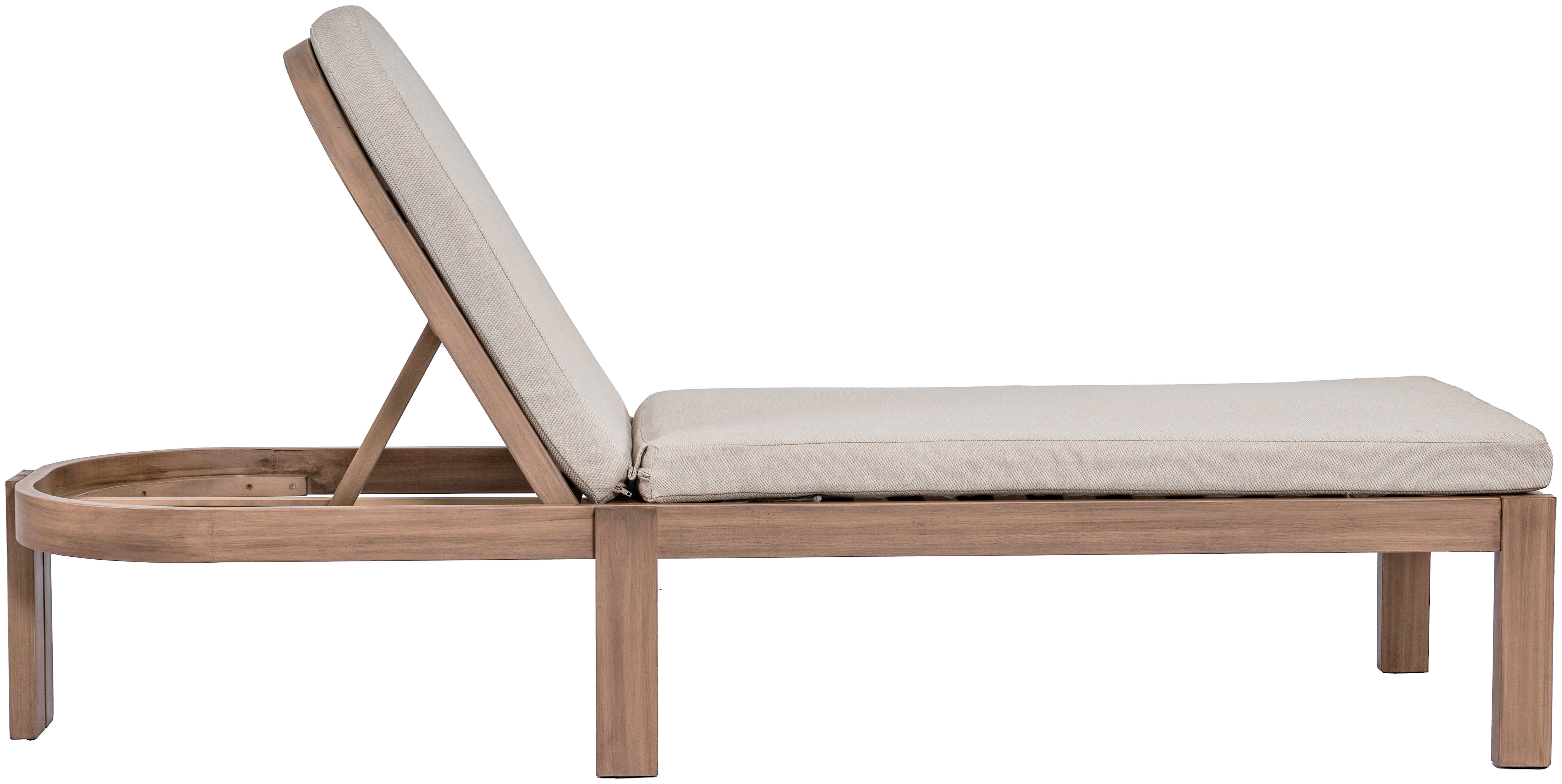 Newport Water Resistant Fabric Upholstered Outdoor Patio Lounge Chair