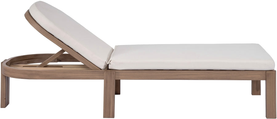 Newport Water Resistant Fabric Upholstered Outdoor Patio Lounge Chair