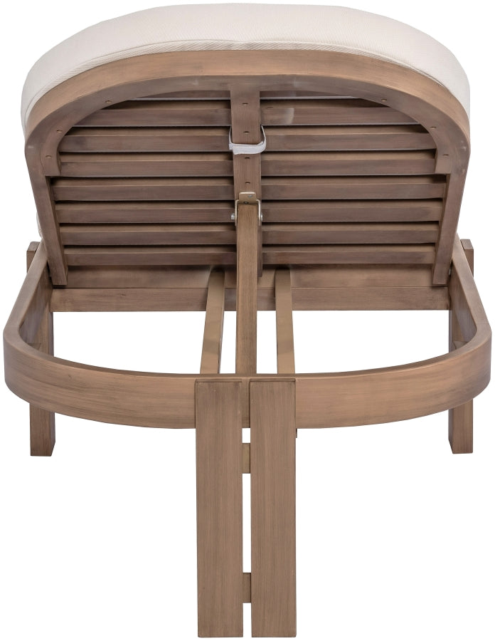 Newport Water Resistant Fabric Upholstered Outdoor Patio Lounge Chair
