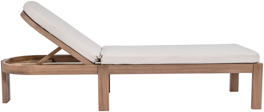 Newport Water Resistant Fabric Upholstered Outdoor Patio Lounge Chair