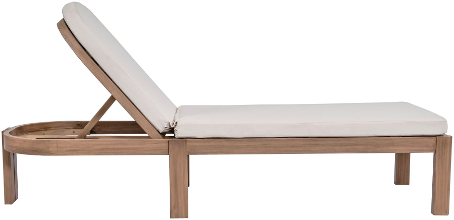 Newport Water Resistant Fabric Upholstered Outdoor Patio Lounge Chair