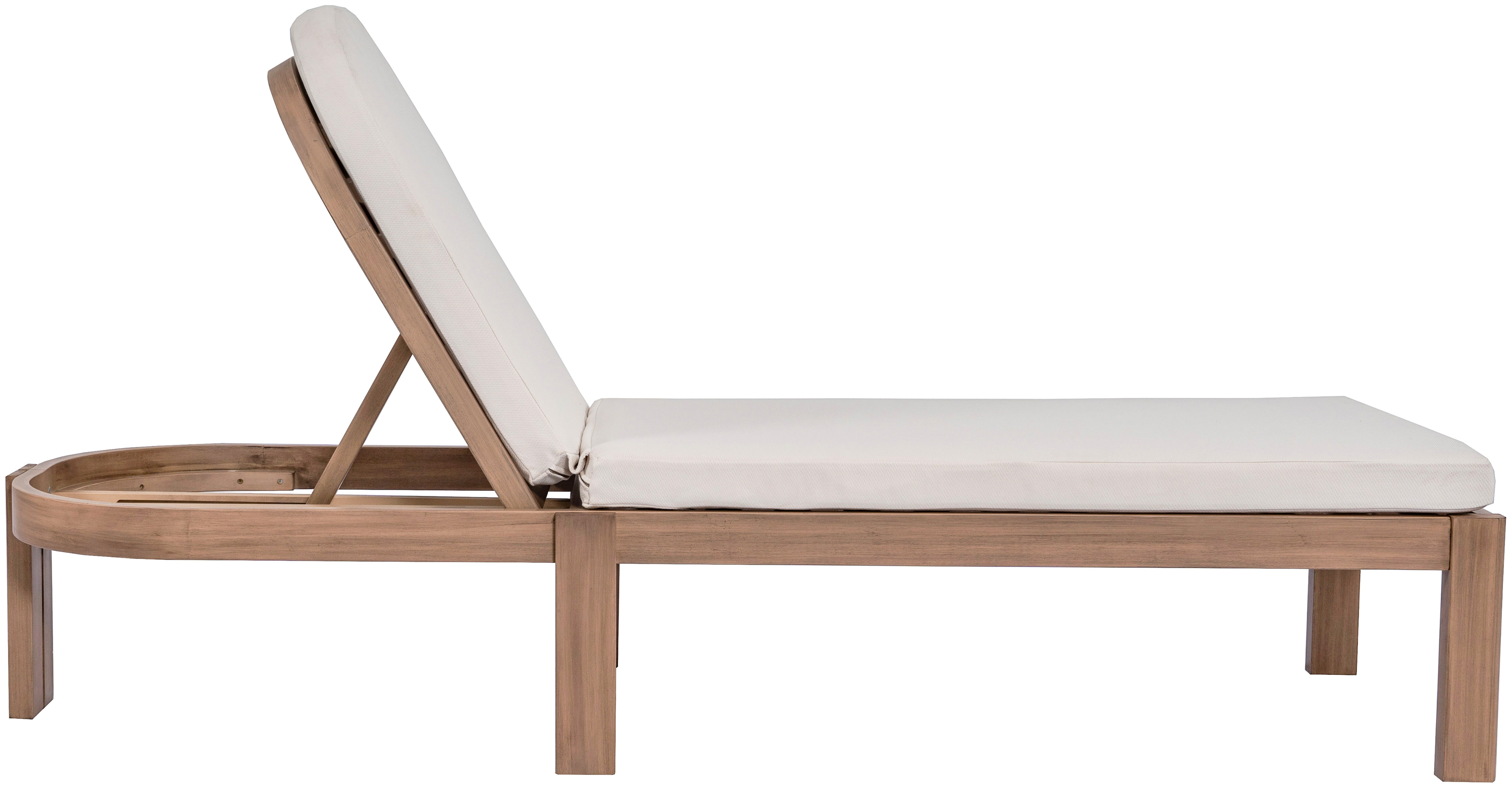 Newport Water Resistant Fabric Upholstered Outdoor Patio Lounge Chair