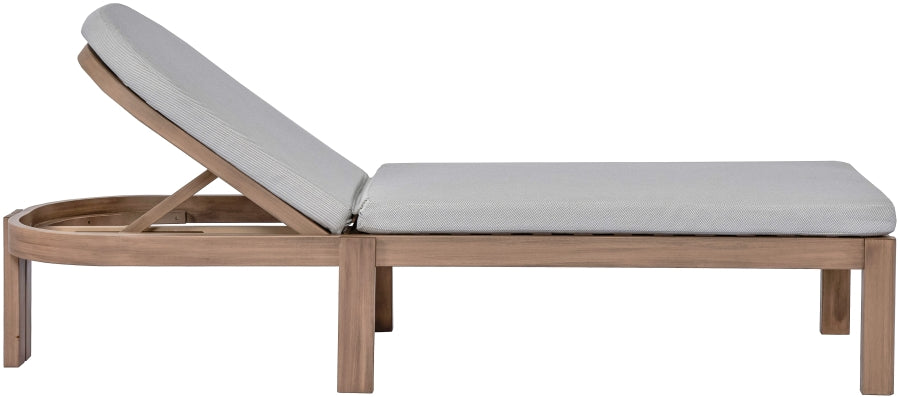 Newport Water Resistant Fabric Upholstered Outdoor Patio Lounge Chair