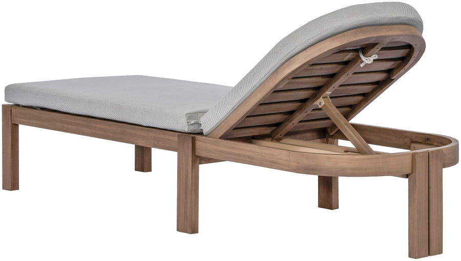 Newport Water Resistant Fabric Upholstered Outdoor Patio Lounge Chair