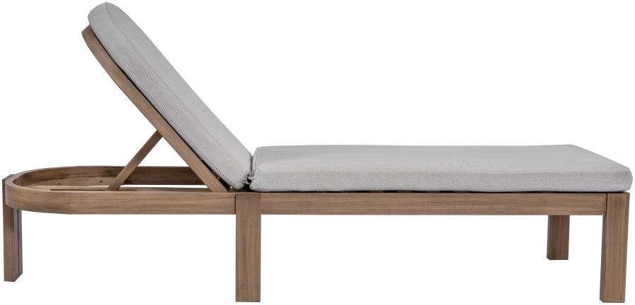 Newport Water Resistant Fabric Upholstered Outdoor Patio Lounge Chair