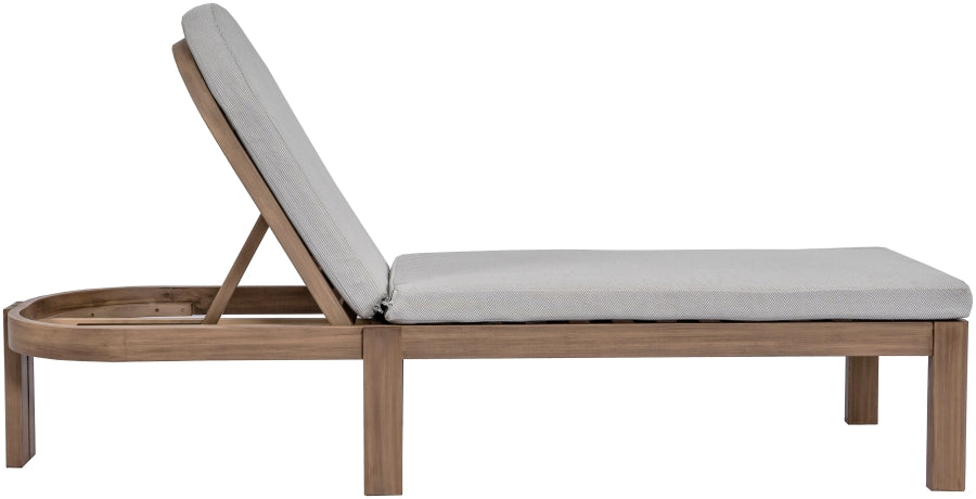 Newport Water Resistant Fabric Upholstered Outdoor Patio Lounge Chair