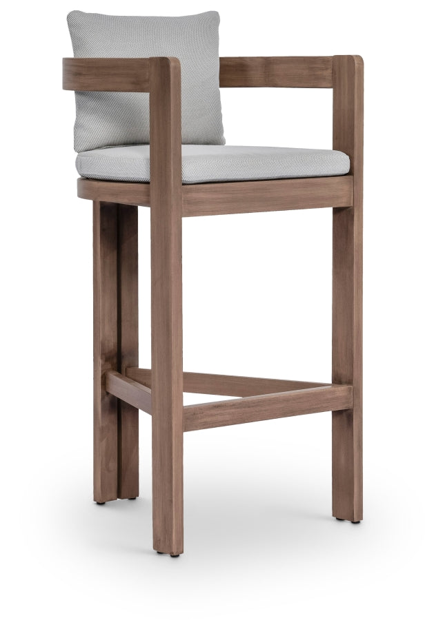 Newport Water Resistant Fabric Upholstered Outdoor Patio Bar Stool