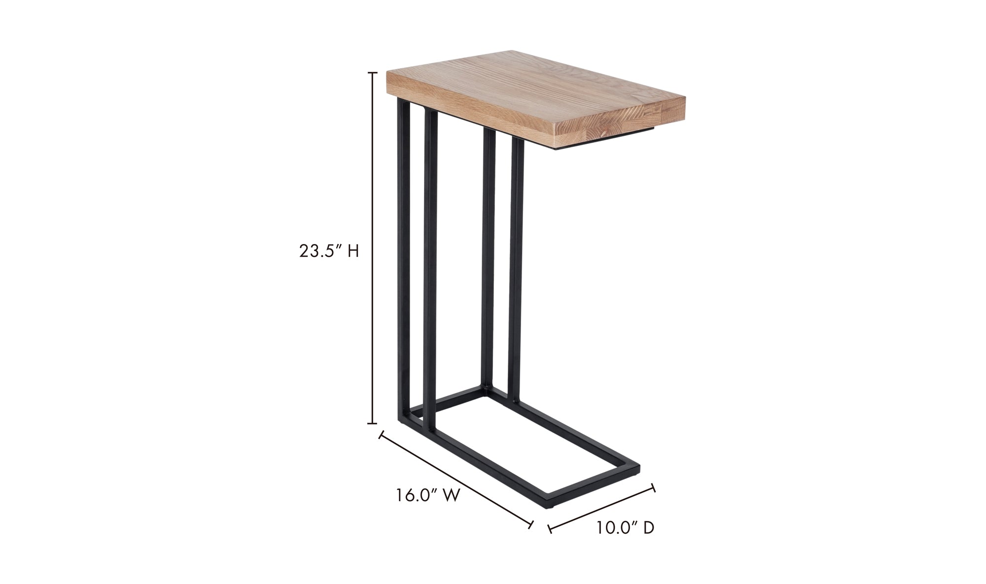 Mila C Shaped Side Table