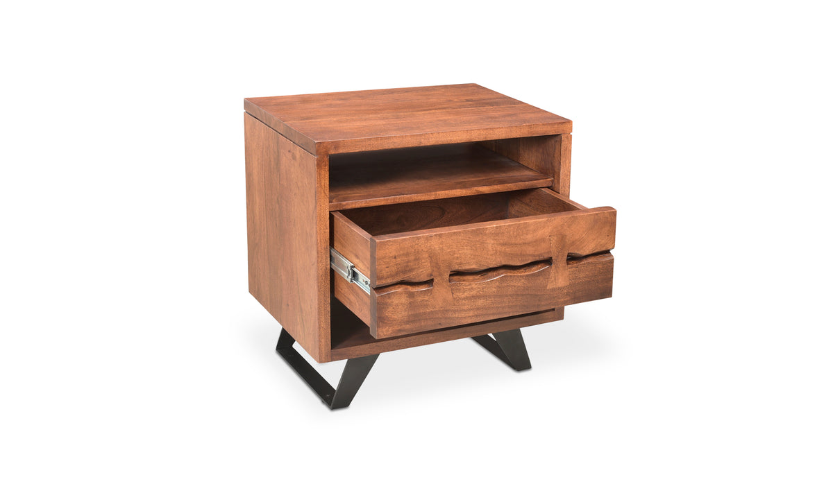 Madagascar Nightstand With Legs