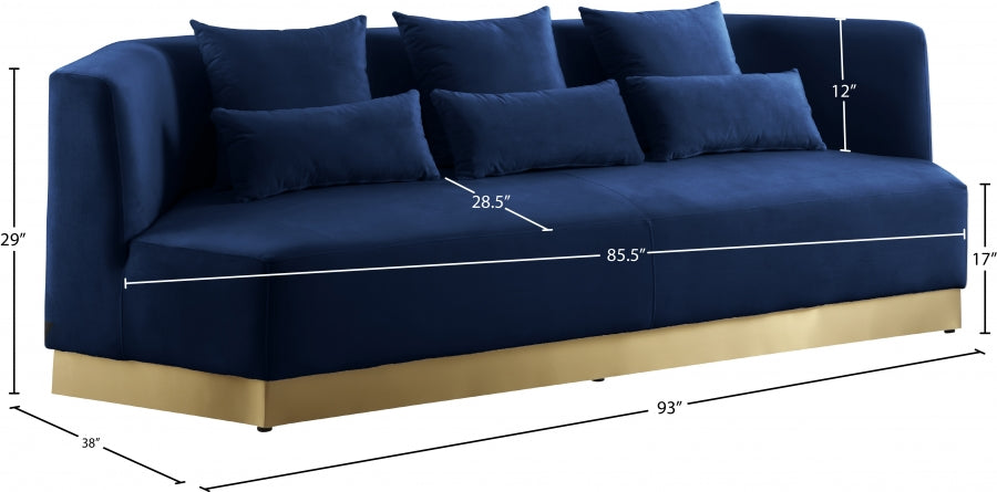 Marquis Velvet Sofa