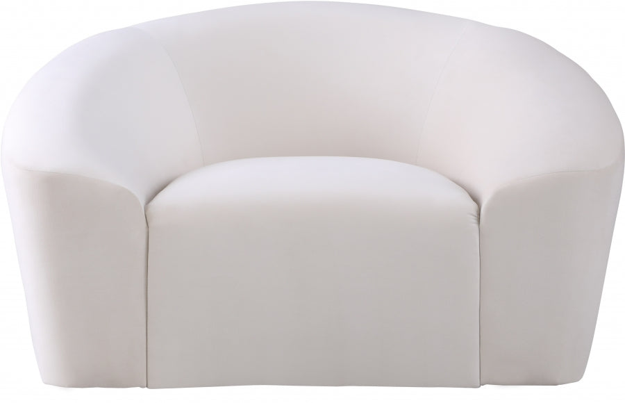 Fauteuil d'appoint rembourré en chenille Vivi 