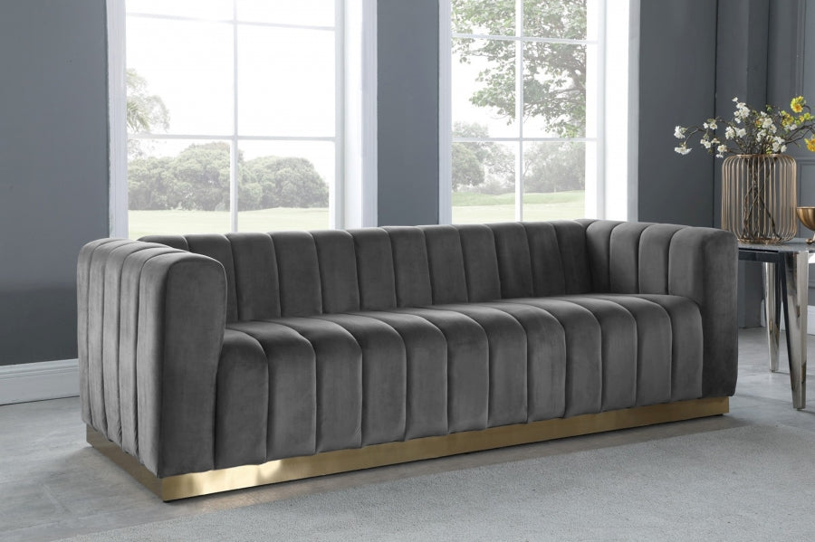 Marlon Velvet Sofa