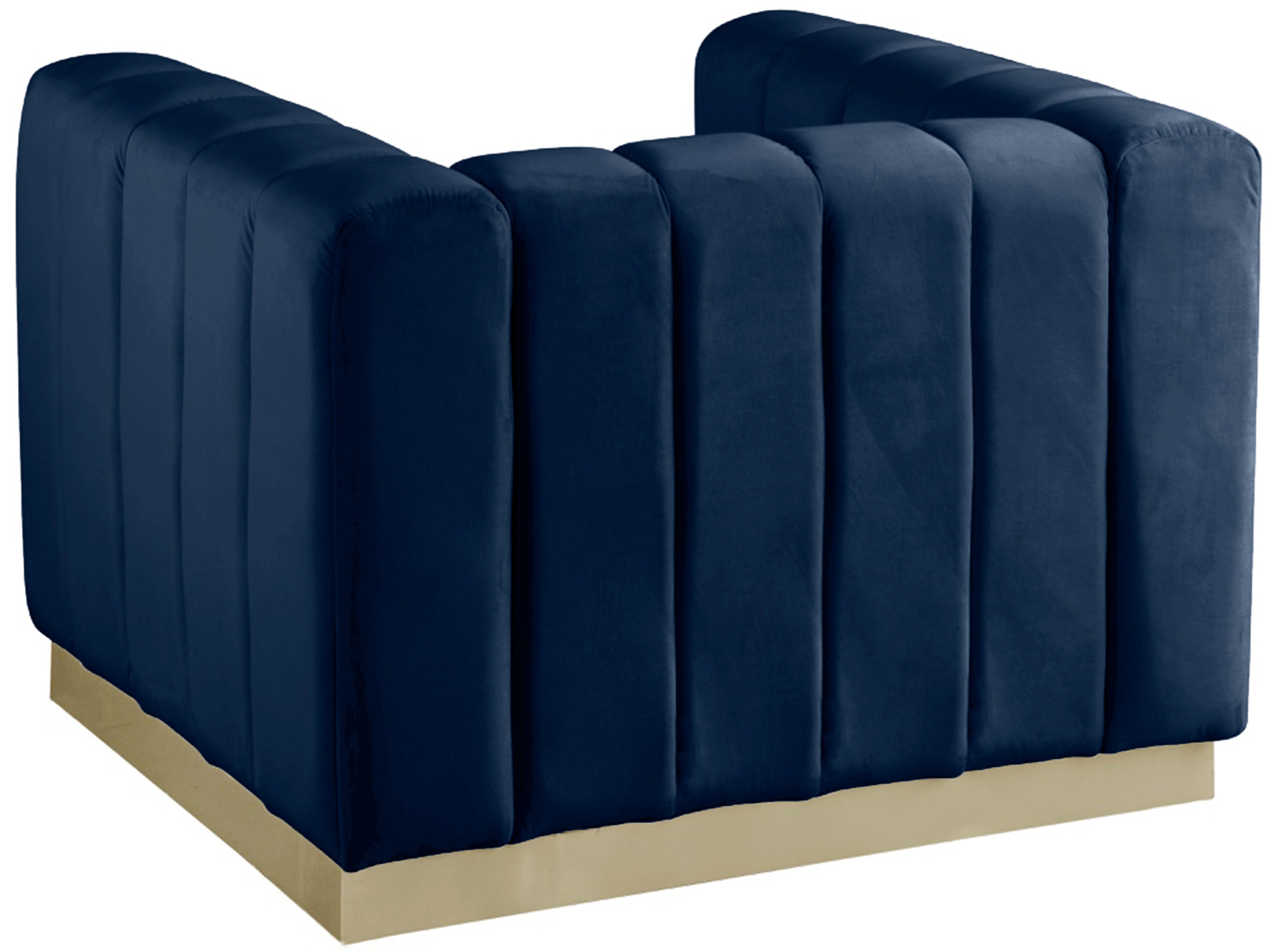 Fauteuil d'appoint rembourré en chenille Vivi 