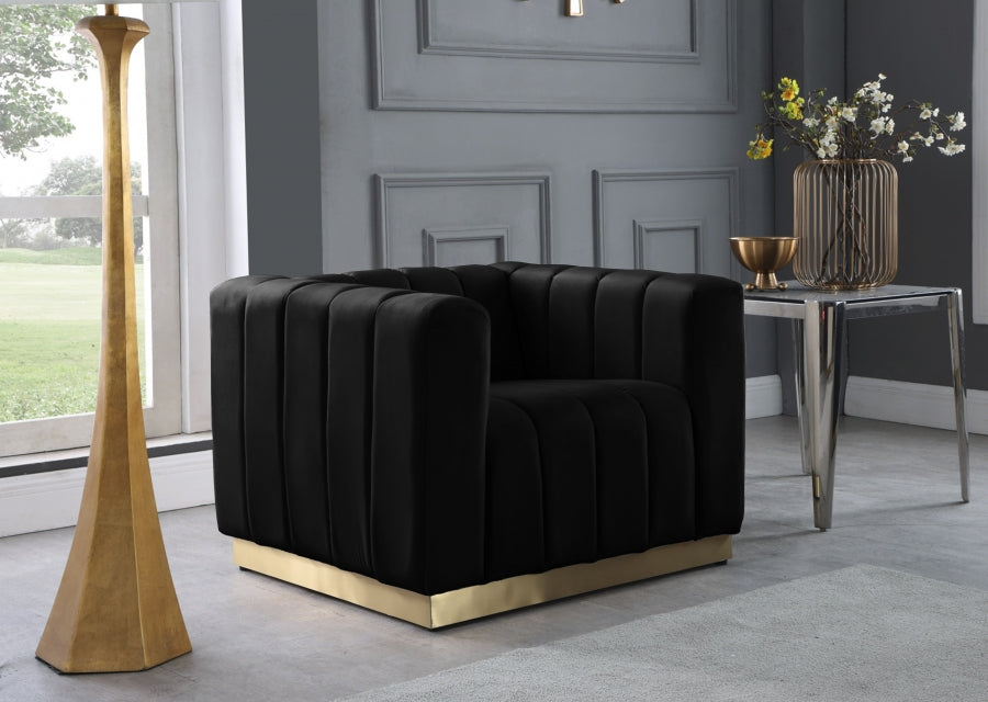 Marlon Velvet Upholstered Chair