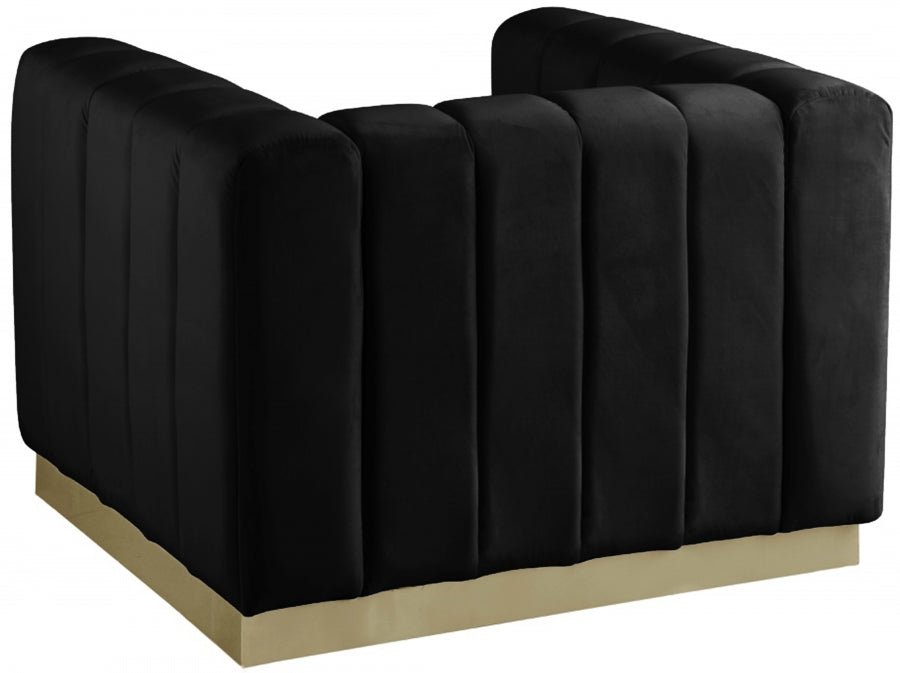 Fauteuil d'appoint rembourré en chenille Vivi 