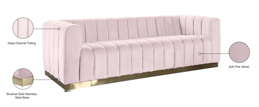 Marlon Velvet Sofa