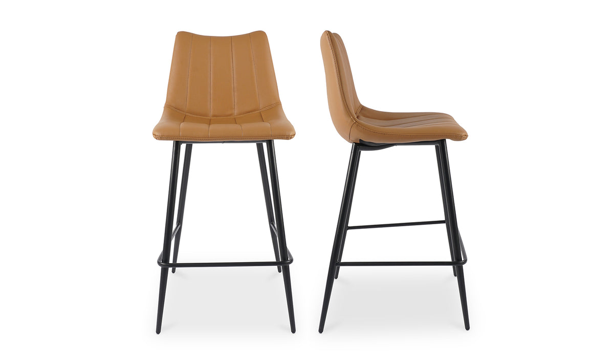 Alibi Counter Stool Matte Black -Set of Two
