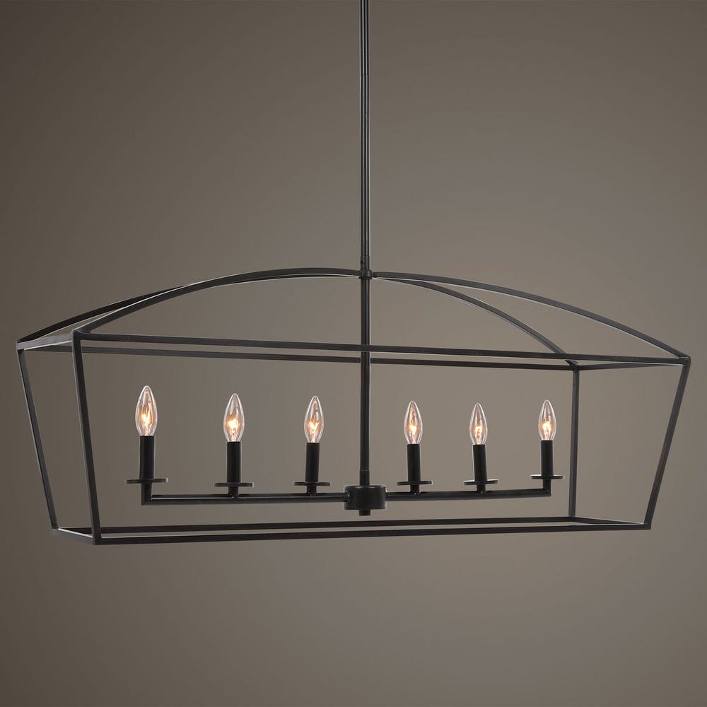 Clayton, 6 Lt Linear Chandelier