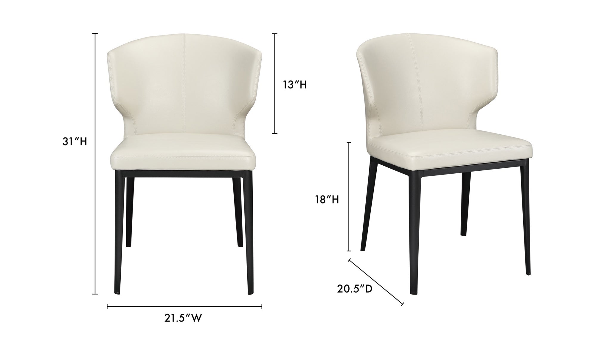 Delaney Dining Chair Set of 2