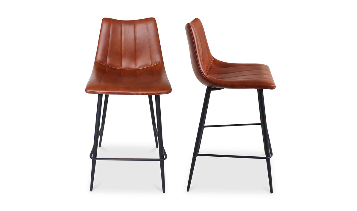 Alibi Counter Stool Matte Black -Set of Two