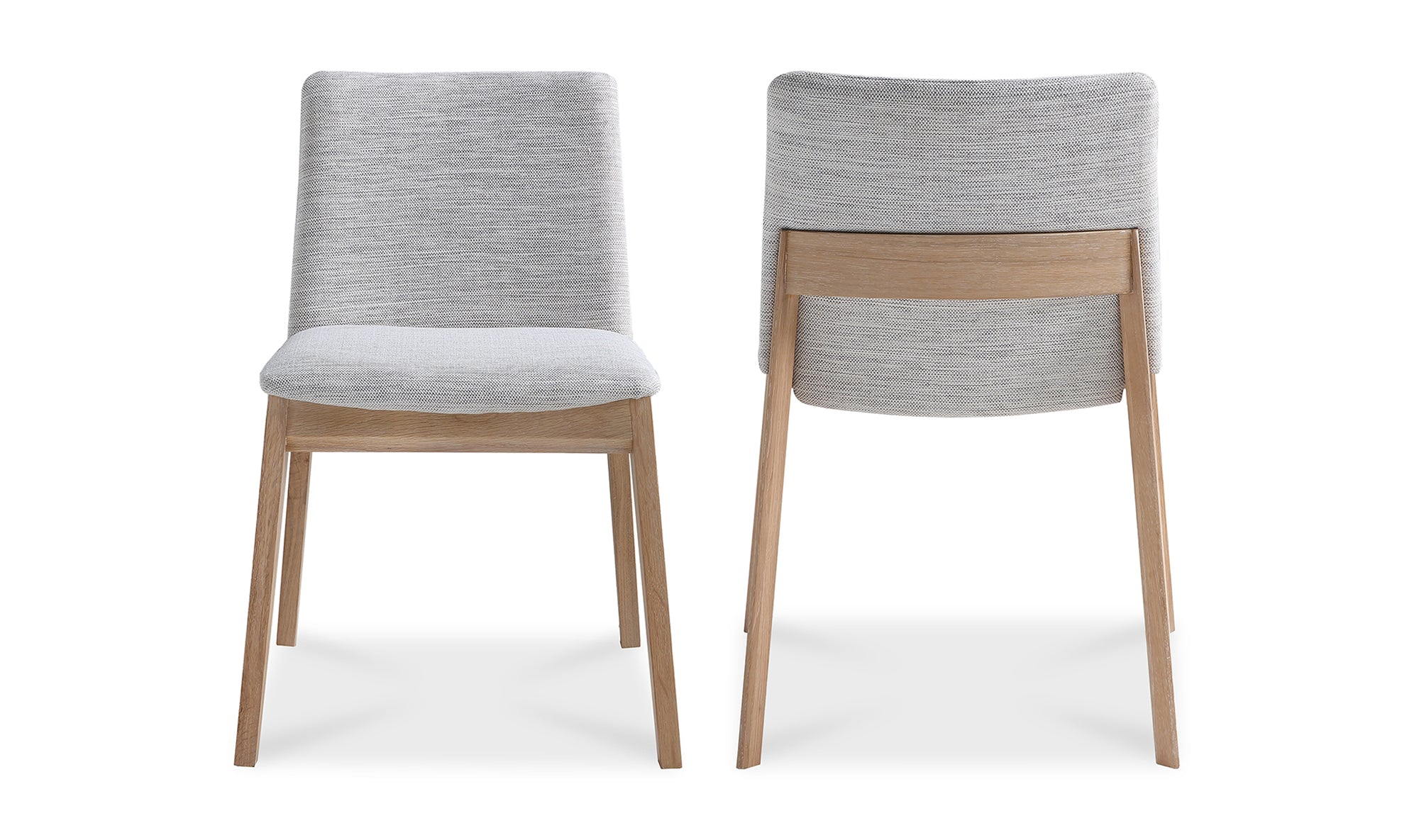 Deco Oak Dining Chair Set Of 2