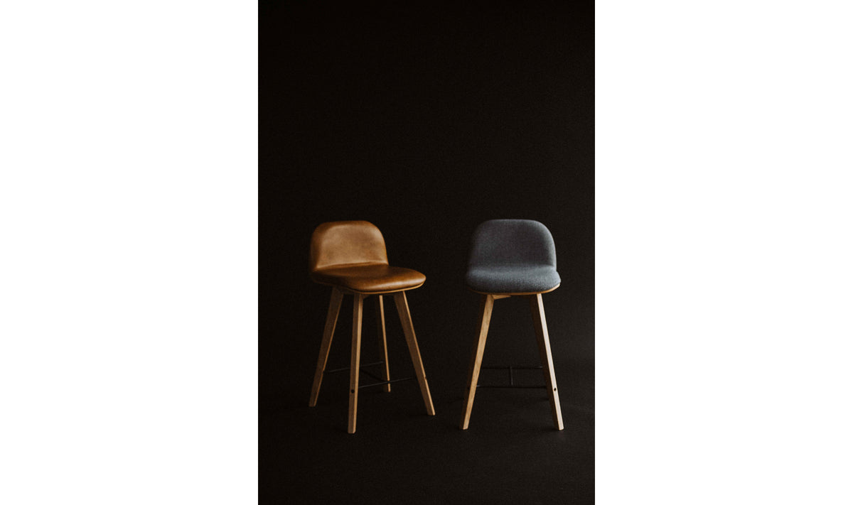 Napoli Leather Counter Stool