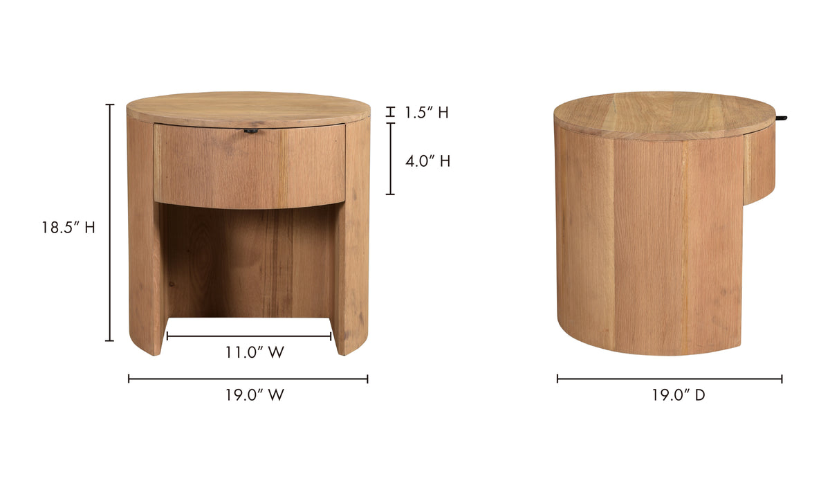 Theo 1 Drawer Nightstand