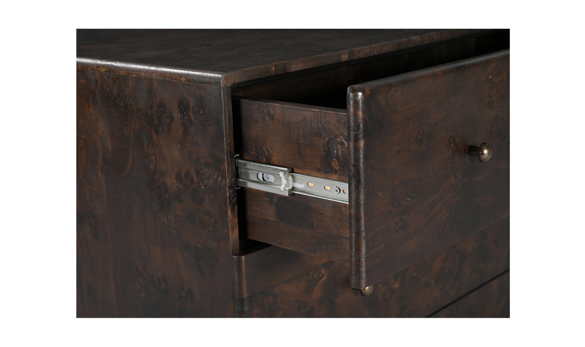 York 3 Drawer Nightstand