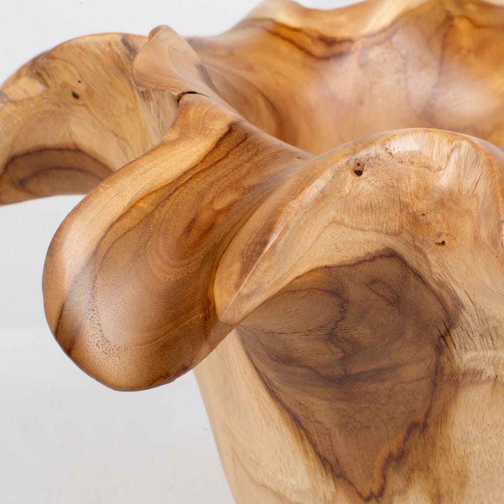 Teak Flow Outdoor Bowl