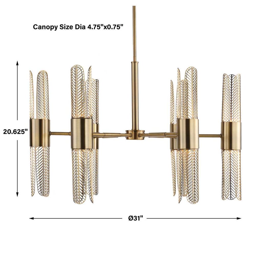 Cret, 12 Lt Chandelier