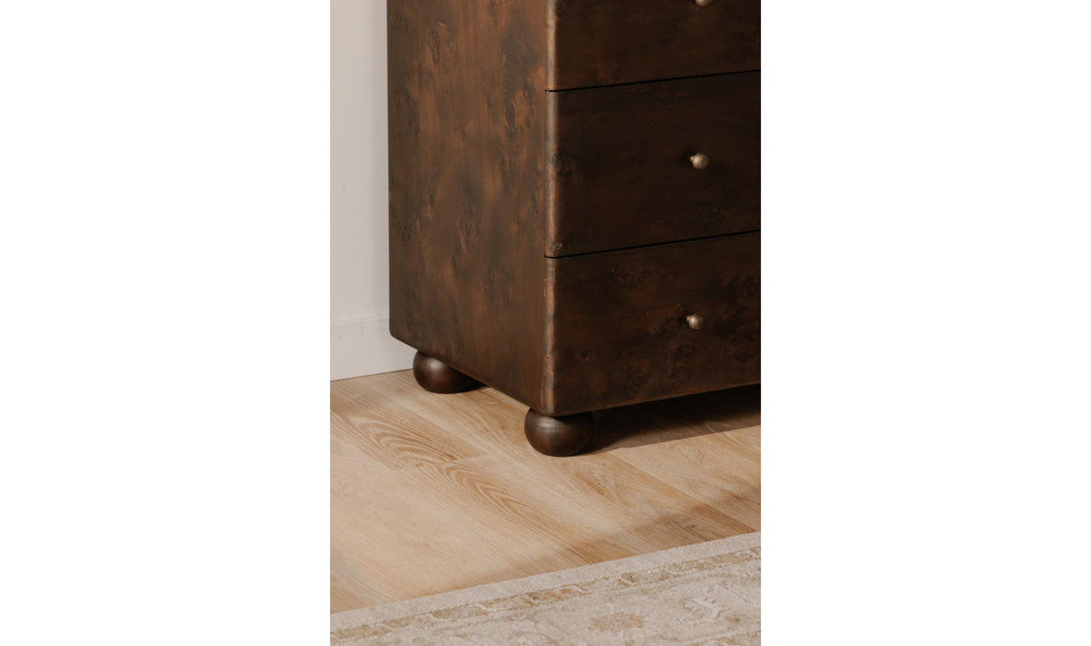 York 3 Drawer Nightstand