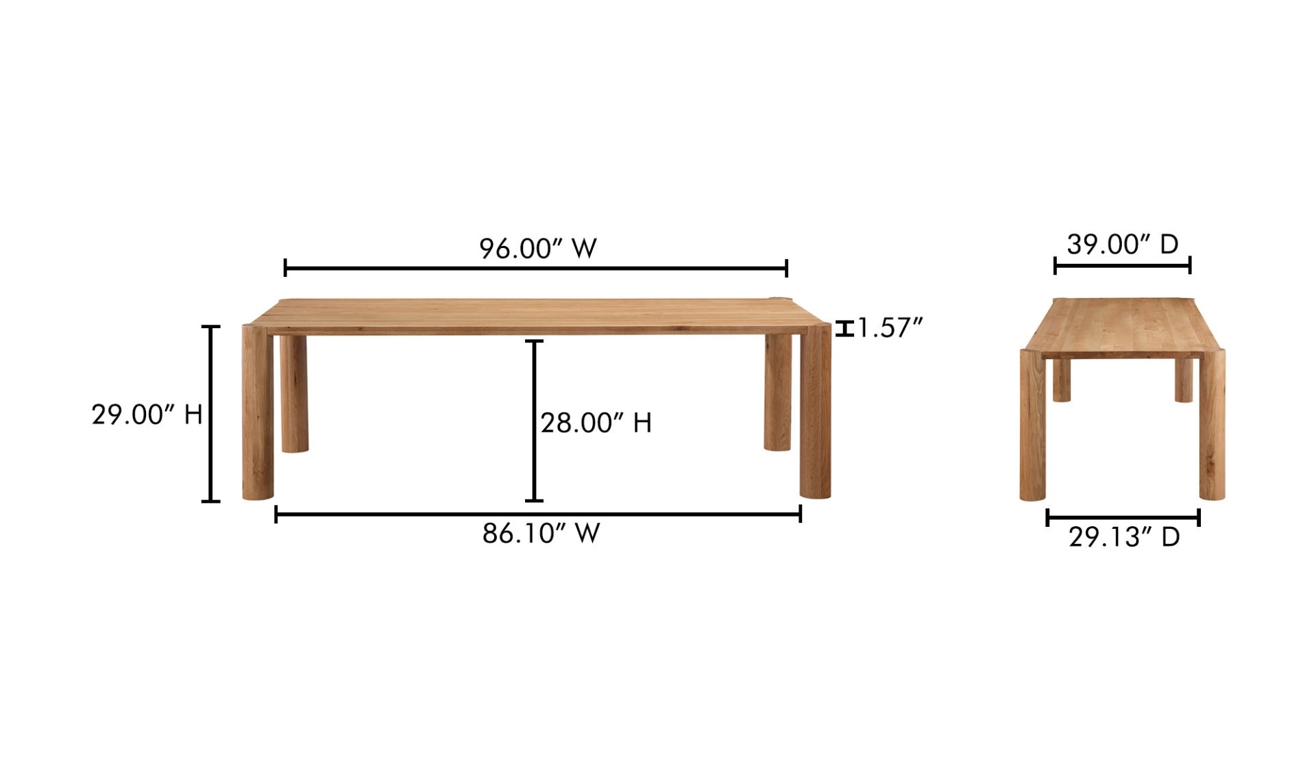 Post Dining Table