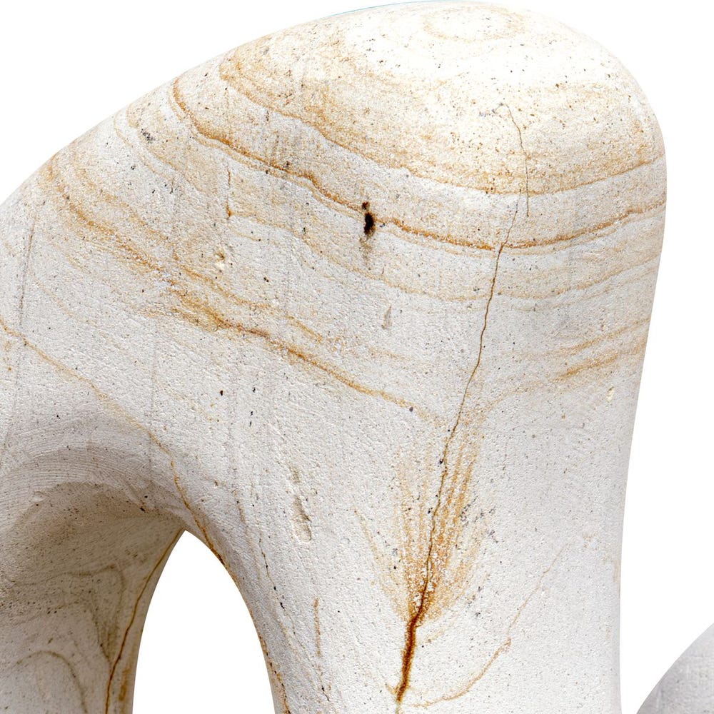 Stone Flow Outdoor Sculptures, S/2
