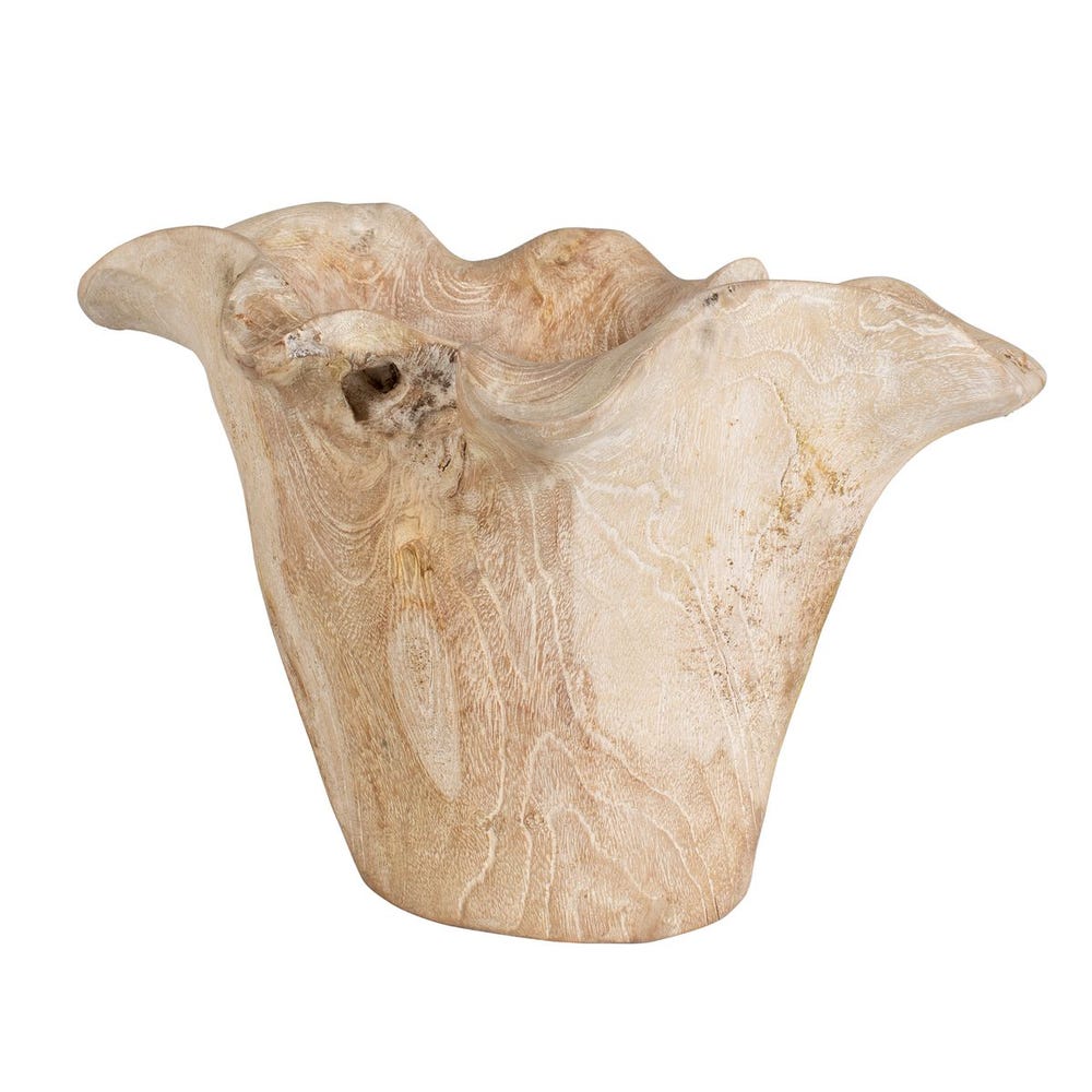 Teak Flow Outdoor Bowl