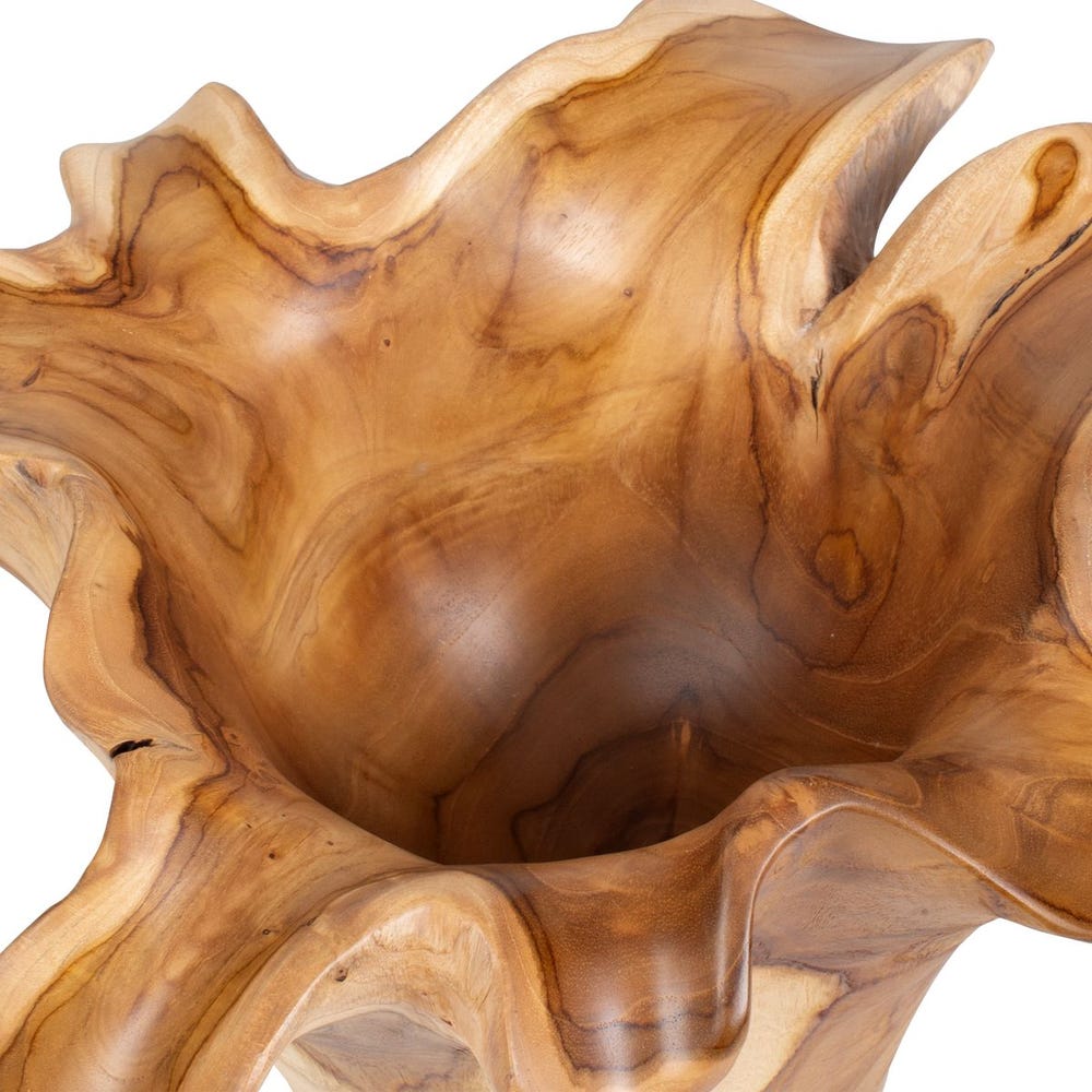 Teak Flow Outdoor Bowl
