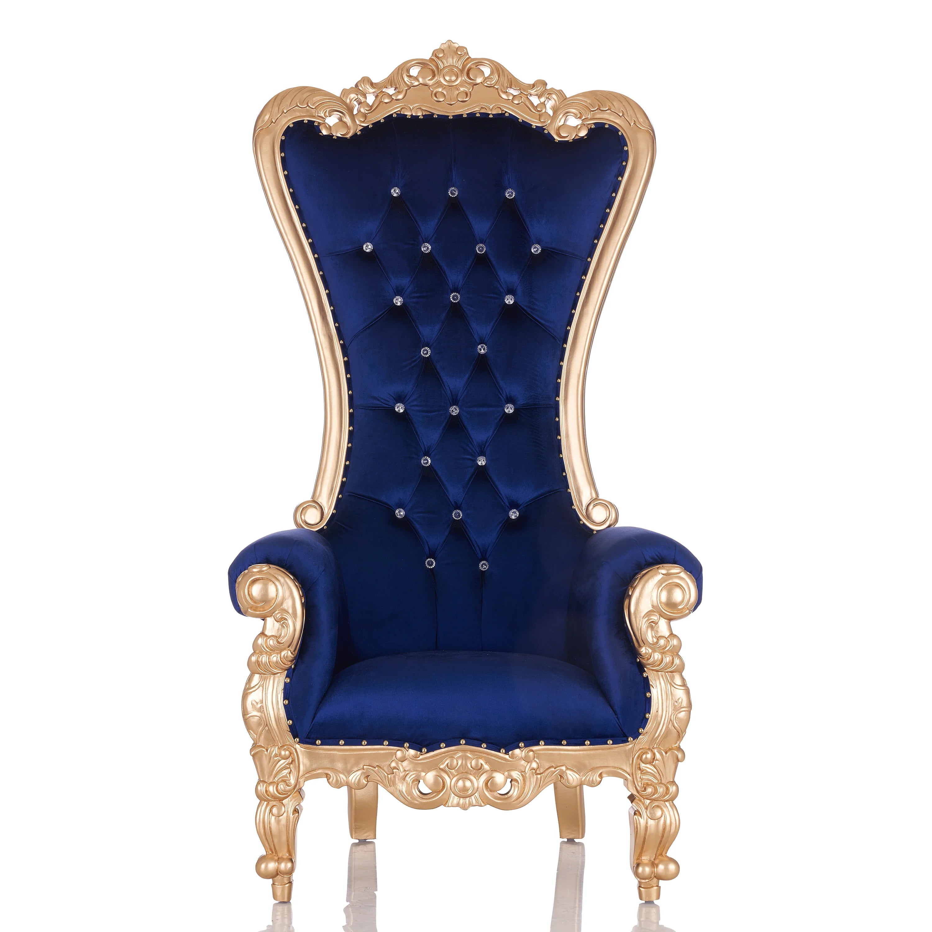 Chloe Throne Chair - Velvet