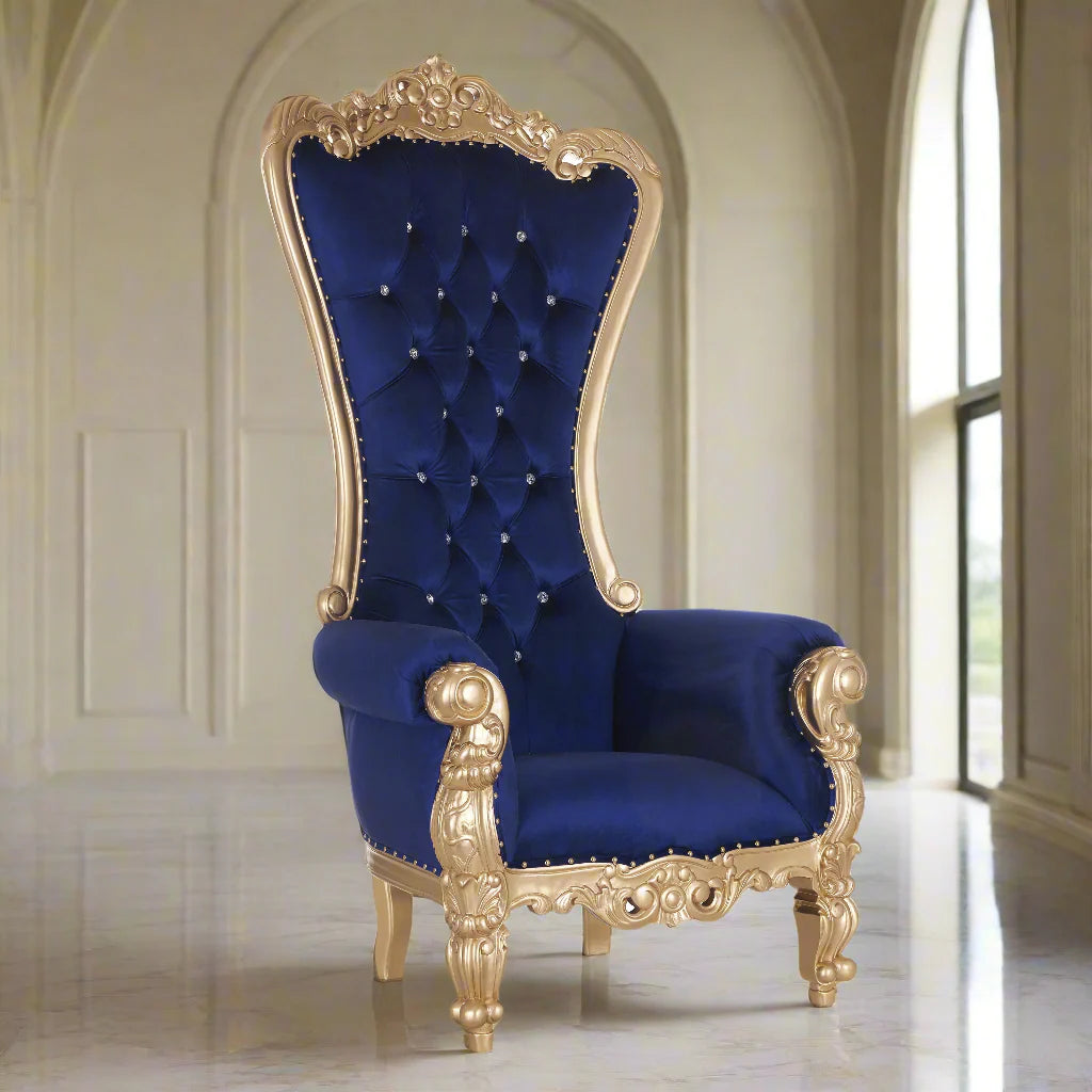 Chloe Throne Chair - Velvet