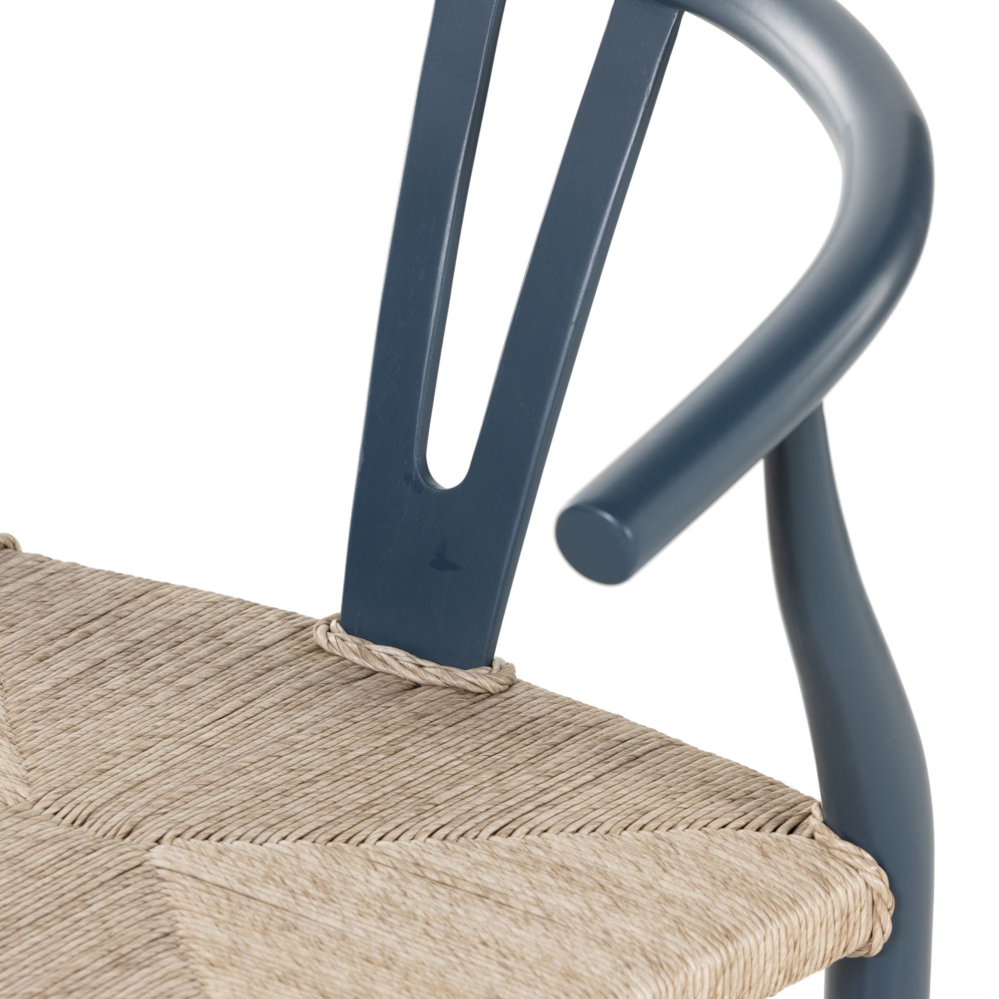 Chaise de salle à manger Wishbone - Dusty Slate