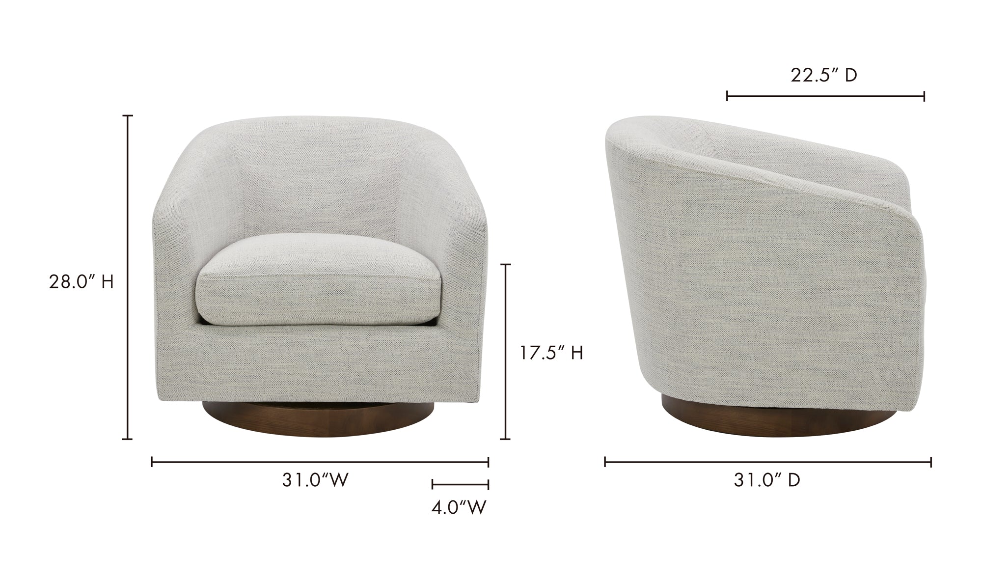 Oscy Swivel Chair