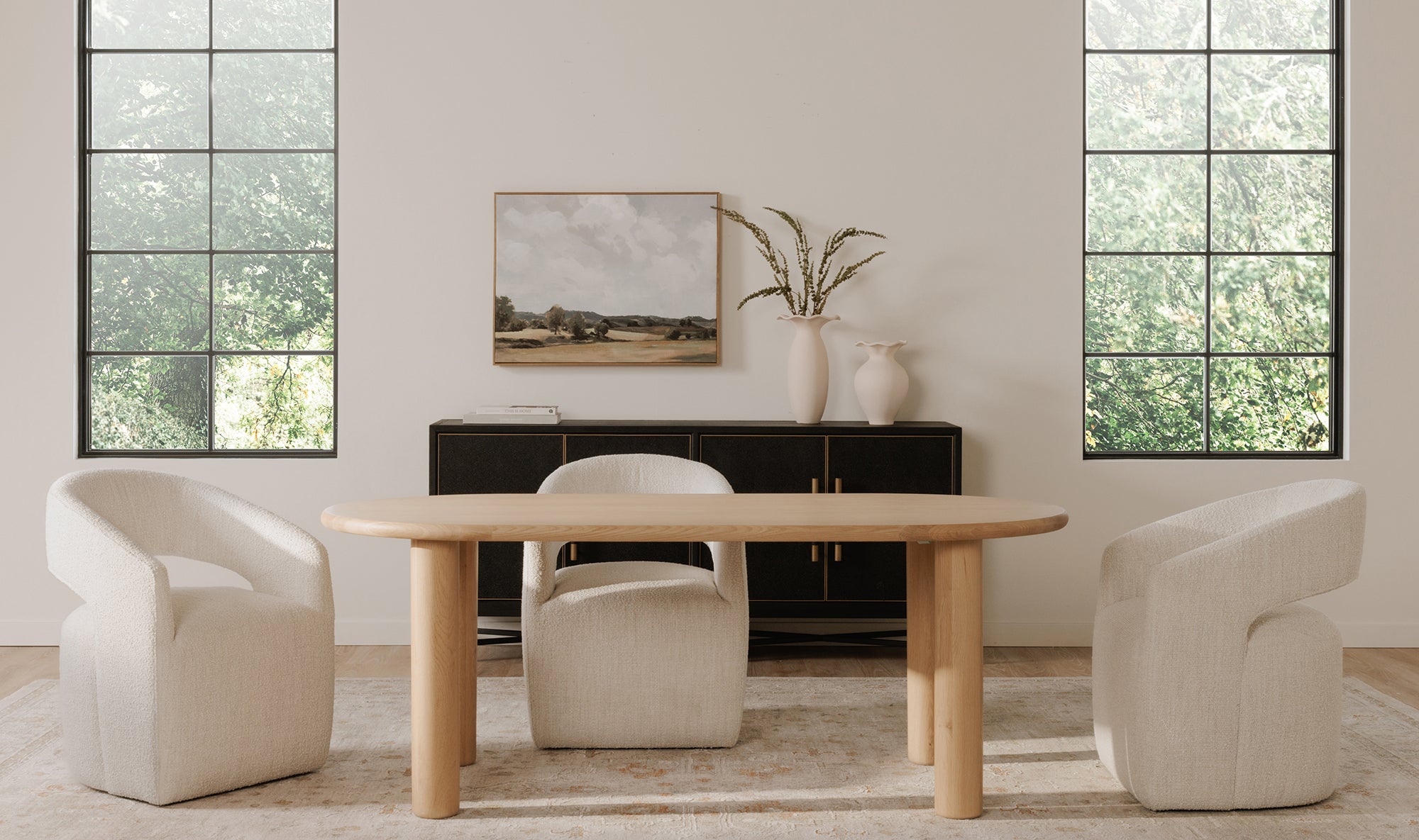Barrow Rolling Dining Chair