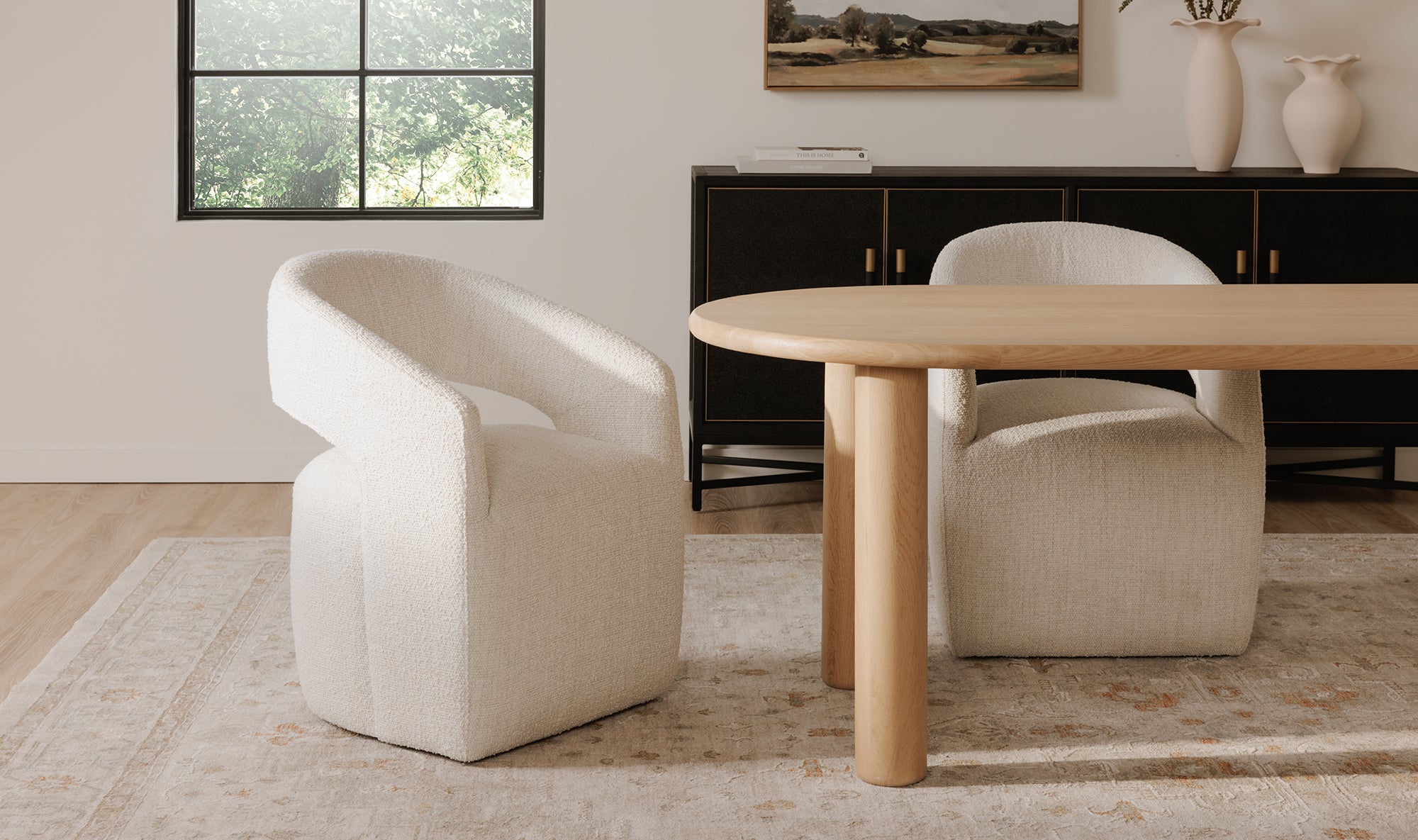 Barrow Rolling Dining Chair