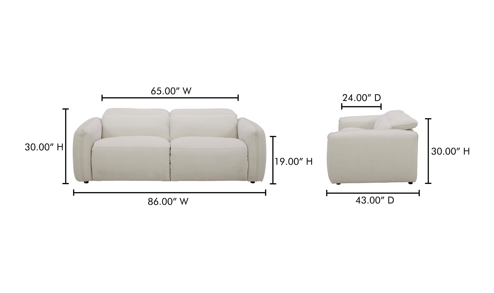 Eli Power Recliner Sofa