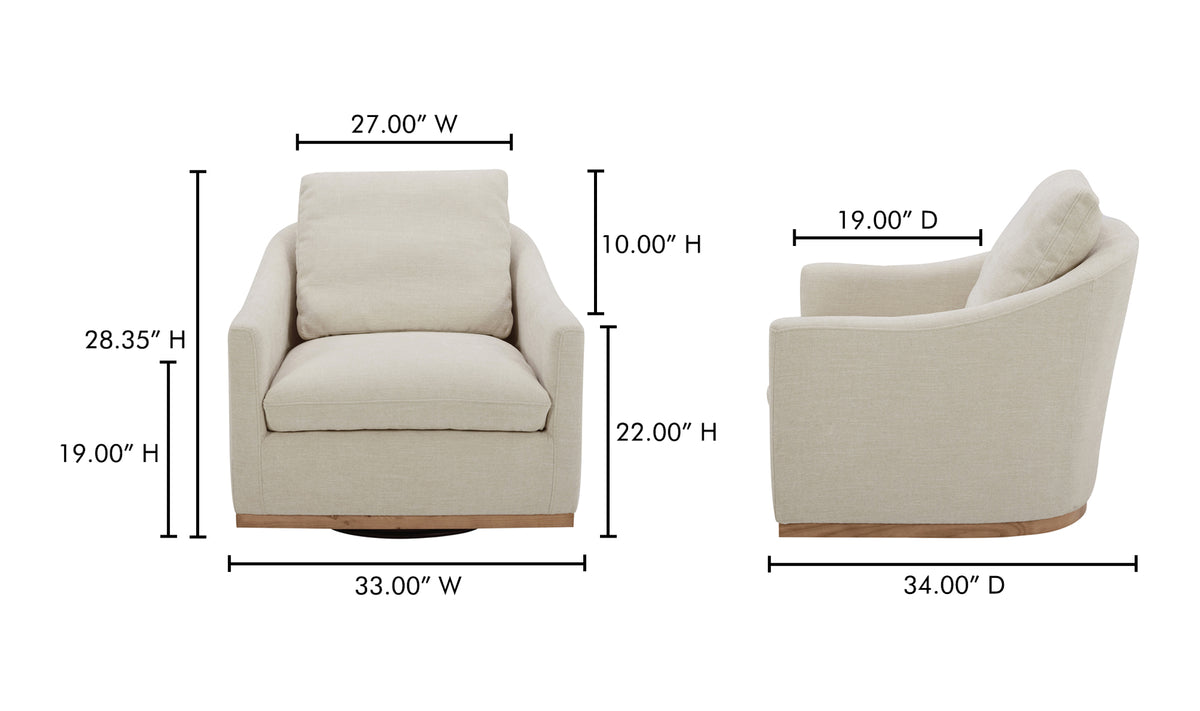 Linden Swivel Chair