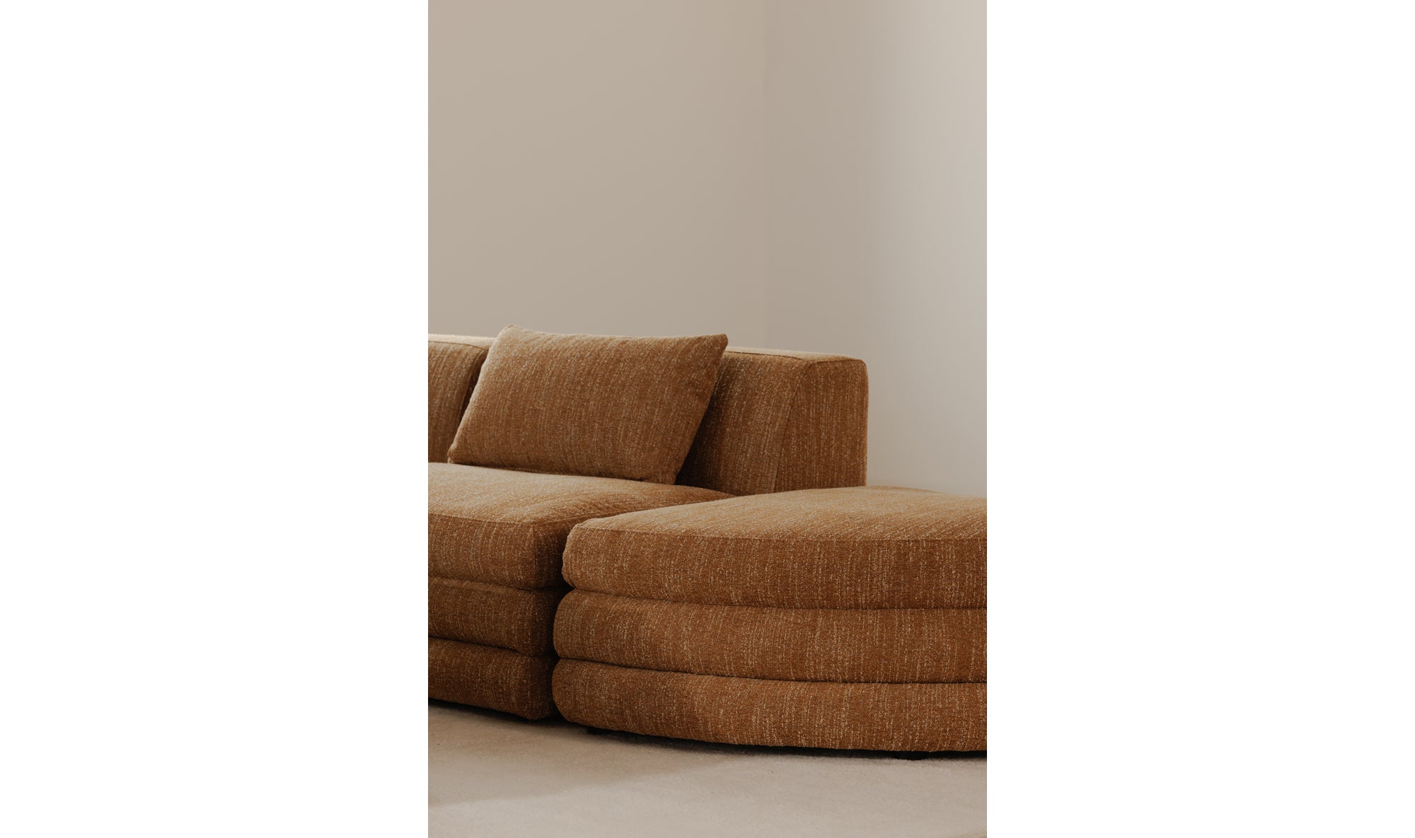 Lowtide Curved Ottoman